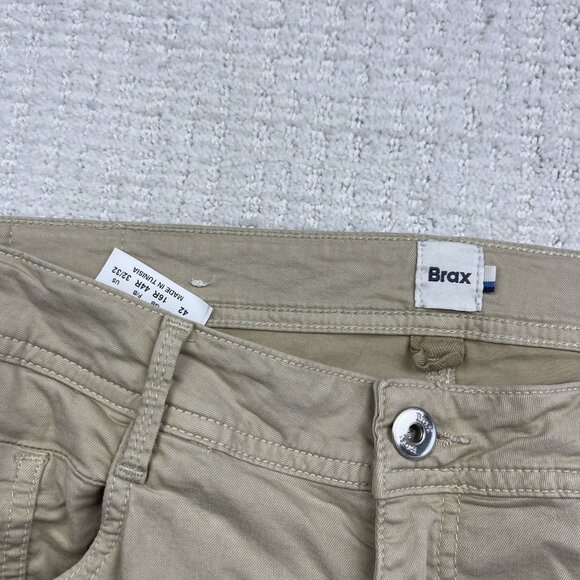 BRAX Free to Move Ultralight Pants 32 x 32 Beige Women Read Casual Dress Pants - Picture 6 of 11